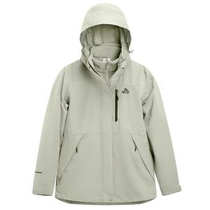 PELLIOT Ветровка женская водонепроницаемая ветрозащитная дышащая износостойкая термоизолирующая быстросохнущая, Light Tea Brown Green