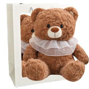 Милые плюшевые куклы принцесса медвежонок, высота 35см/50см/60см, длина 35см Mise, коричневый