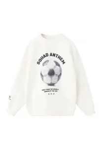 Детская толстовка Mango Kids, Off-White