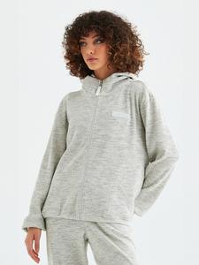 Толстовка с капюшоном на молнии Rockupy Gabriela, серый