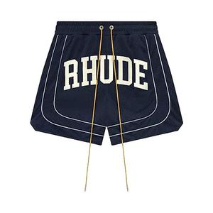Шорты Rhude Baggy Collegiate Logo Short, Blue