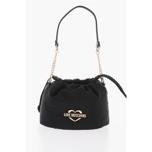 LOVE однотонная мини-сумка-ведро со съемным плечевым ремнем Moschino, черный