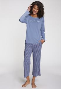 Пижамный топ Vivance Pyjama top, Hellblau/Light Blue