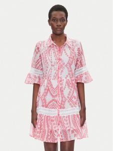 Свободный крой платья-рубашки IC25-039 Iconique, розовый