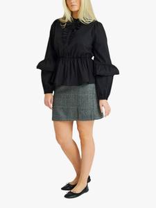 Рубашка с рюшами Daniela A-VIEW, Black