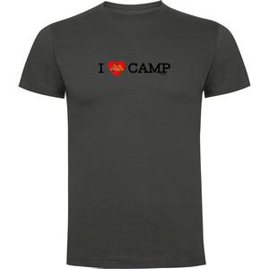 Футболка с коротким рукавом Kruskis I Love Camp, серый