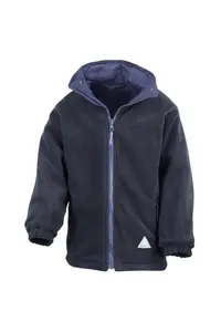 Двусторонняя флисовая водонепроницаемая куртка Storm Stuff с защитой от скатывания Result, темно-синий