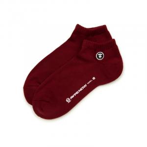 Носки Unisex 1 упаковка Aape, Burgundy Bdx