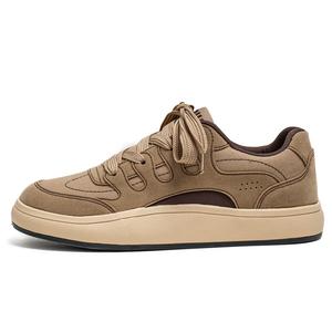 NANJIREN Мужские низкие скейтерские кеды цвета хаки, цвет Khaki