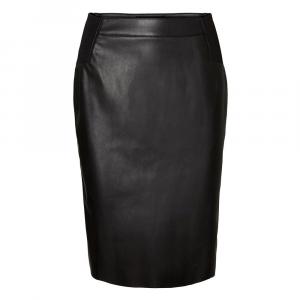 Юбка Vero Moda Buttersia HW Coated Noos, черный