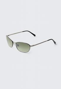 Солнцезащитные очки Weekday SPACE SUNGLASSES, Dark Green