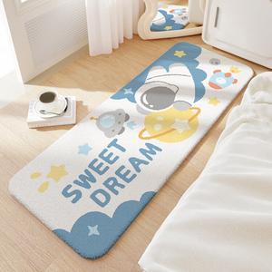 Dajiang Ковер 60x160 см для спальни/гостиной, из плотного флиса, утепленный напольный коврик