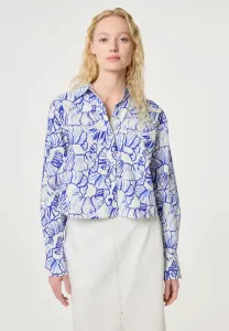 Стриженая блузка на пуговицах Fabienne Chapot, Cream White