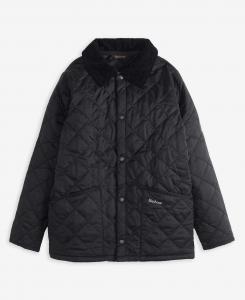 Стеганая куртка Barbour Boys' Liddesdale, классический черный