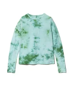 Женская футболка с длинным рукавом и принтом тай-дай GENTIL/Genty Gsc Womens Select, цвет Green
