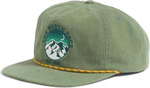 THE NORTH FACE Norm 5-Panel Hat | Классическая бейсболка для мужчин и женщин из хлопкового корда, Bark Mist/Mountain Peak Graphic Patch