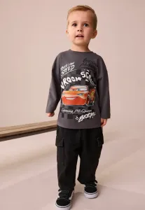 Рубашка с длинным рукавом disney cars, стандартного кроя. Next, Charcoal Grey