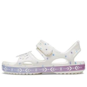 Сандалии funny frozen white sandals Crocs, белый