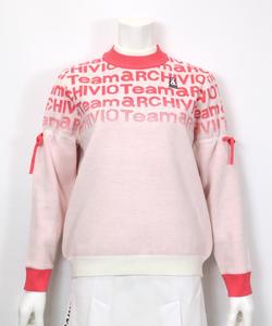 Теплый вязаный свитер с логотипом Gradation Archivio, цвет Pink(125)