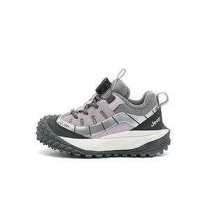Детские повседневные кроссовки Jeep серо-фиолетовые, титановый серый/фиолетовый
