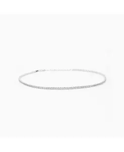 Теннисное ожерелье Cherie из стерлингового серебра с 18-каратным покрытием, идея для праздничного подарка Bearfruit Jewelry, silver