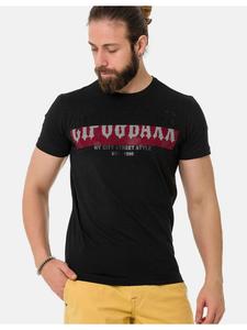 Футболка ЧЕРНОГО цвета Cipo & Baxx