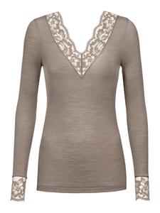 Рубашка Mey Wool Love, серо-коричневый