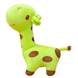 Плюшевая игрушка жираф, олень с цветами сливы Mocha duck, ярко-зеленый