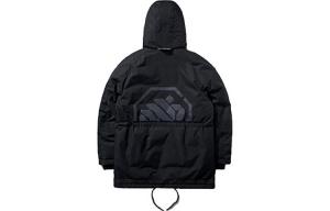 Спортивная баскетбольная коллекция пуховик мужской новый стандарт черный Lining, черный