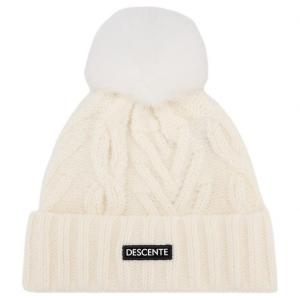 DESCENTE Женская шапка-бини черно-белая, White