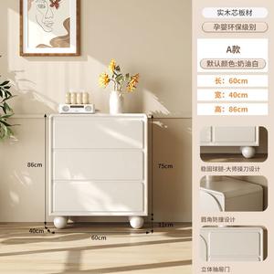 Yu Senyi Комод 120х70 см для гостиной и прихожей из массива дерева энф, с ящиками и местом для чайного сервиза, сборка на месте