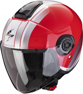 Шлем Scorpion exo-city ii vel jet, Red/White