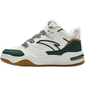 Antakids Детские кроссовки для скейтбординга с противоскользящей подошвой, износостойкие, белые, зеленые