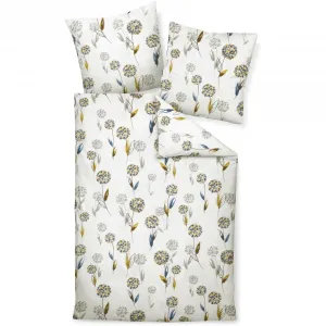 Постельное белье Janine «DAVOS65150 07», на молнии, цвет gelbgold blau