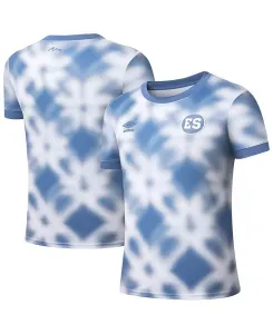 Мужская синяя предматчевая футболка сборной Сальвадора 2025 года Umbro