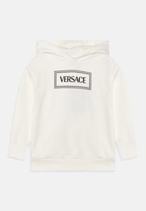 Свитер с капюшоном STAMPA LOGO MATTONELLA UNISEX Versace, белый