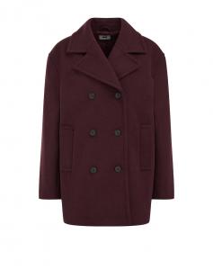 Пальто межсезонное WE Fashion, баклажановый