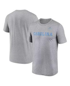 Футболка мужская Heather Gray North Carolina Tar Heels Primetime Legend Wordmark Jordan