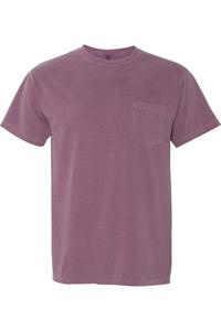 Футболка Comfort Colors Garment-Dyed Heavyweight Pocket, цвет berry