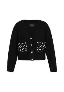 Вязаный кардиган faina, черный