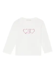 Футболка с логотипом в виде сердца LIU JO, белый