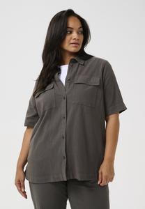 Блузка на пуговицах Kaffe Curve, черный