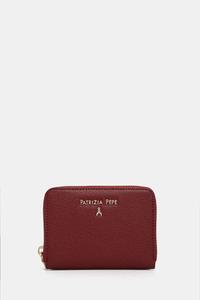 Кожаный кошелек Patrizia Pepe, бордовый