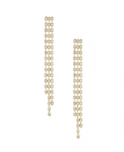 Серьги-Подвески с покрытием из 18-каратного золота Ettika, gold