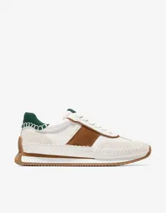 Ультралегкие женские кожаные кроссовки из кожи Cole Haan, бежевый