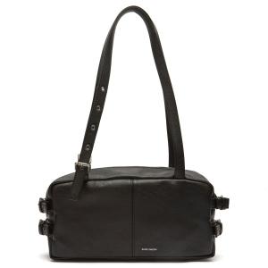 Сумка на плечо с боковым ремнем Samo Ondoh, Nappa Matt Black