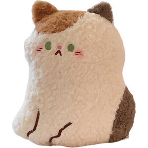 Трехцветная кошка плюшевая кукла высота 40 см Shangjia