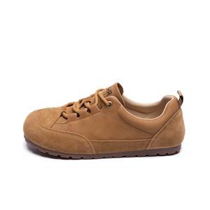 Износостойкие, широкие, легкие, низкие, повседневные женские туфли ZHR, Brown [Vintage Edition]