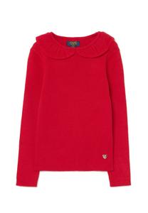Джемпер OVS Jumper, Dark Red/Red