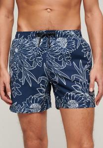 Шорты для плавания Superdry & Co PRINTED, Blue Chrysanthemum Print/Blue